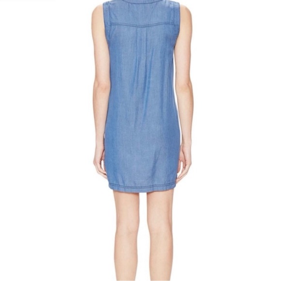 Trina Turk Chambray Shift Dress | size 4 - Picture 2 of 7